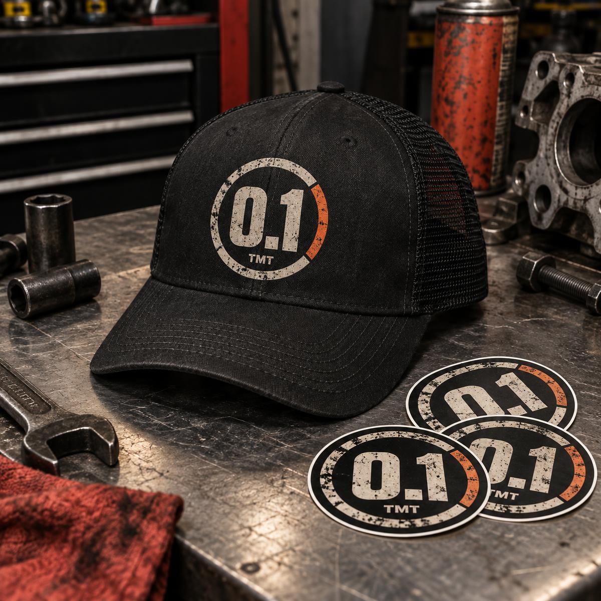 Missing Tenth cap and toolbox stickers